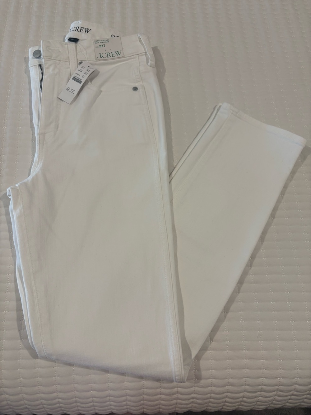 J. Crew White Skinny Jeans